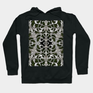 Metal Swirls and Curls - by Avril Thomas Hoodie